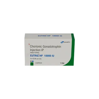 Eutrig HP 10000IU Injection is used in the treatment of infertility in women | RX Supply