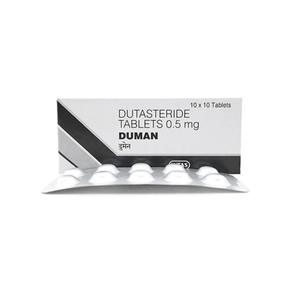 Duman Tablet (Dutasteride) is used in the treatment of benign prostatic hyperplasia | RX Supply