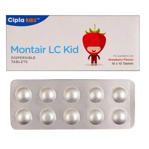 Montair LC Kid (Montelukast / Levocetirizine) Strawberry Tablet DT is commonly | RX Supply