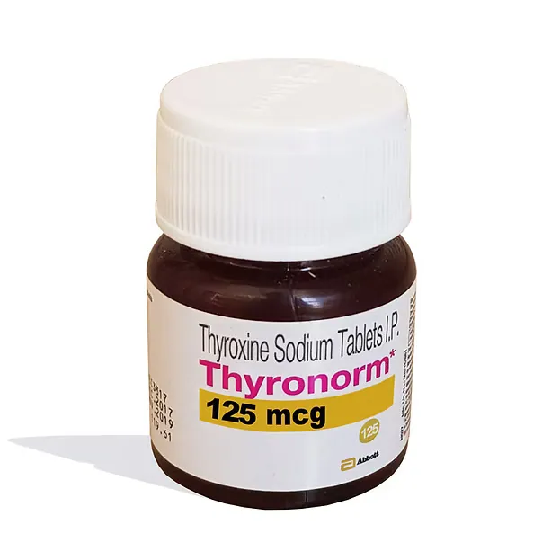THYRONORM 125 MCG (THYROXINE SODIUM) is a medicine used to treat an underactive | RX Supply