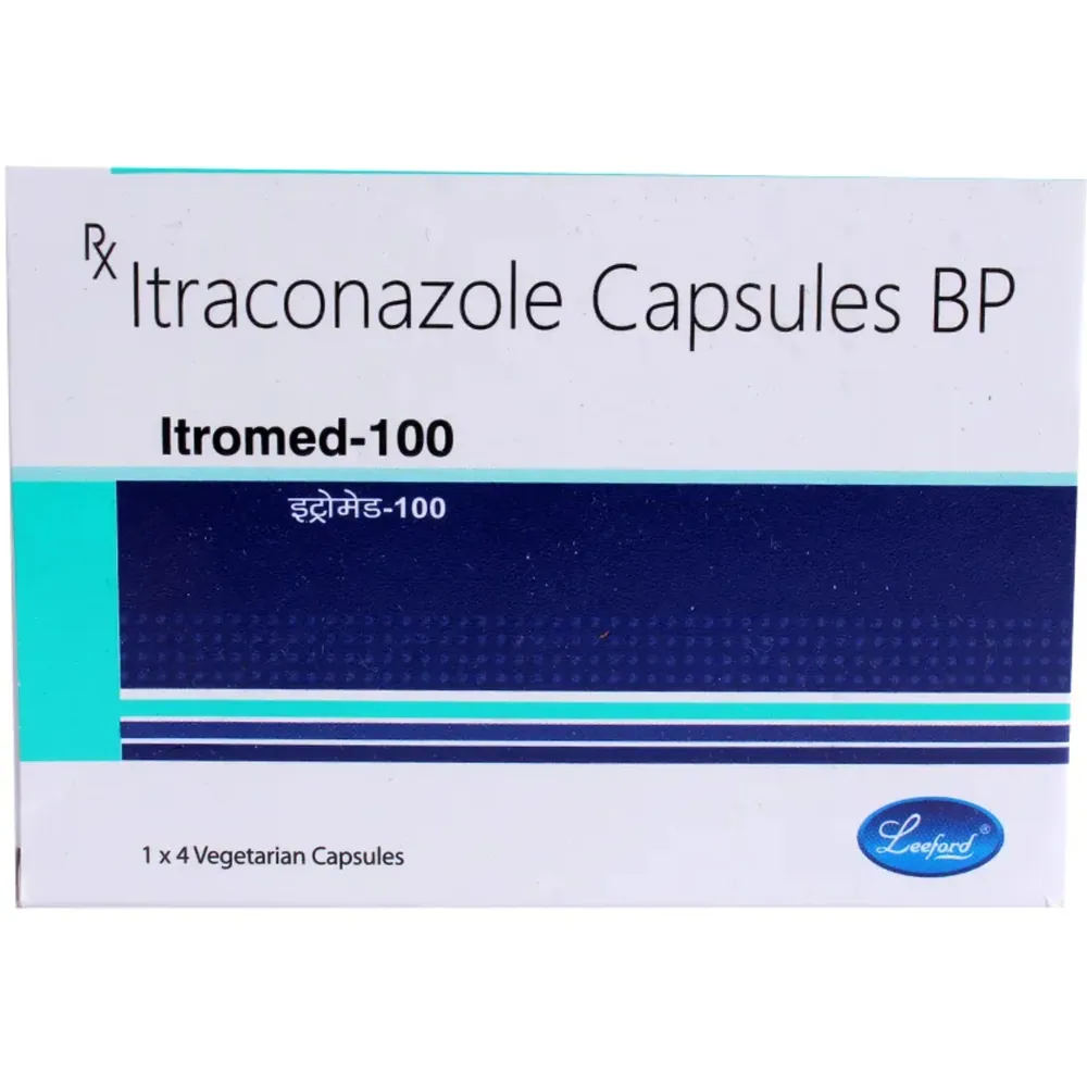 Itraconazole 100mg Capsules (Itromed) belongs to a group of medicines called antifungals-RX Supply