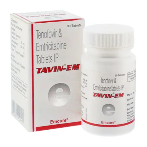 TAVIN EM 300 MG/200 MG is a combination medicine used to treat HIV-1 infection in adults and children aged 12 years and older