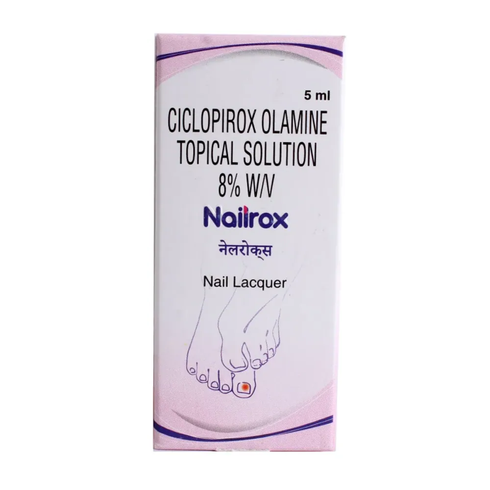 Nailrox Nail Lacquer (Ciclopirox) is an antifungal medicine used for the treatment of fungal-RX Supply