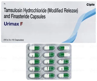 Urimax F (Tamsulosin/Finasteride) is a combination of two medicines that work in different ways-RX Supply