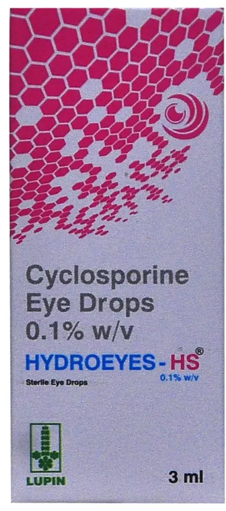Hydroeyes HS Eye Drop (Ciclosporin) is a medicine used for the treatment of dry eyes-RX Supply
