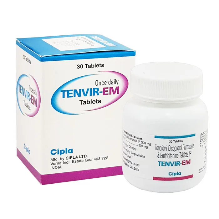 Tenvir EM 300 mg/200 mg (Tenofovir/Emtricitabine) is a combination of two antiviral medications used to treat HIV-1 infection
