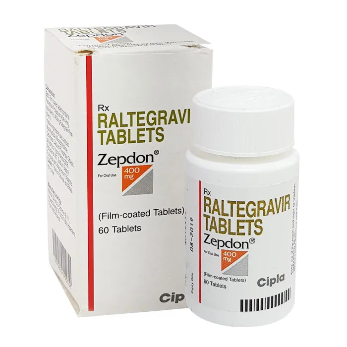 ZEPDON 400 MG (RALTEGRAVIR) is an antiviral medication used to treat HIV infections.