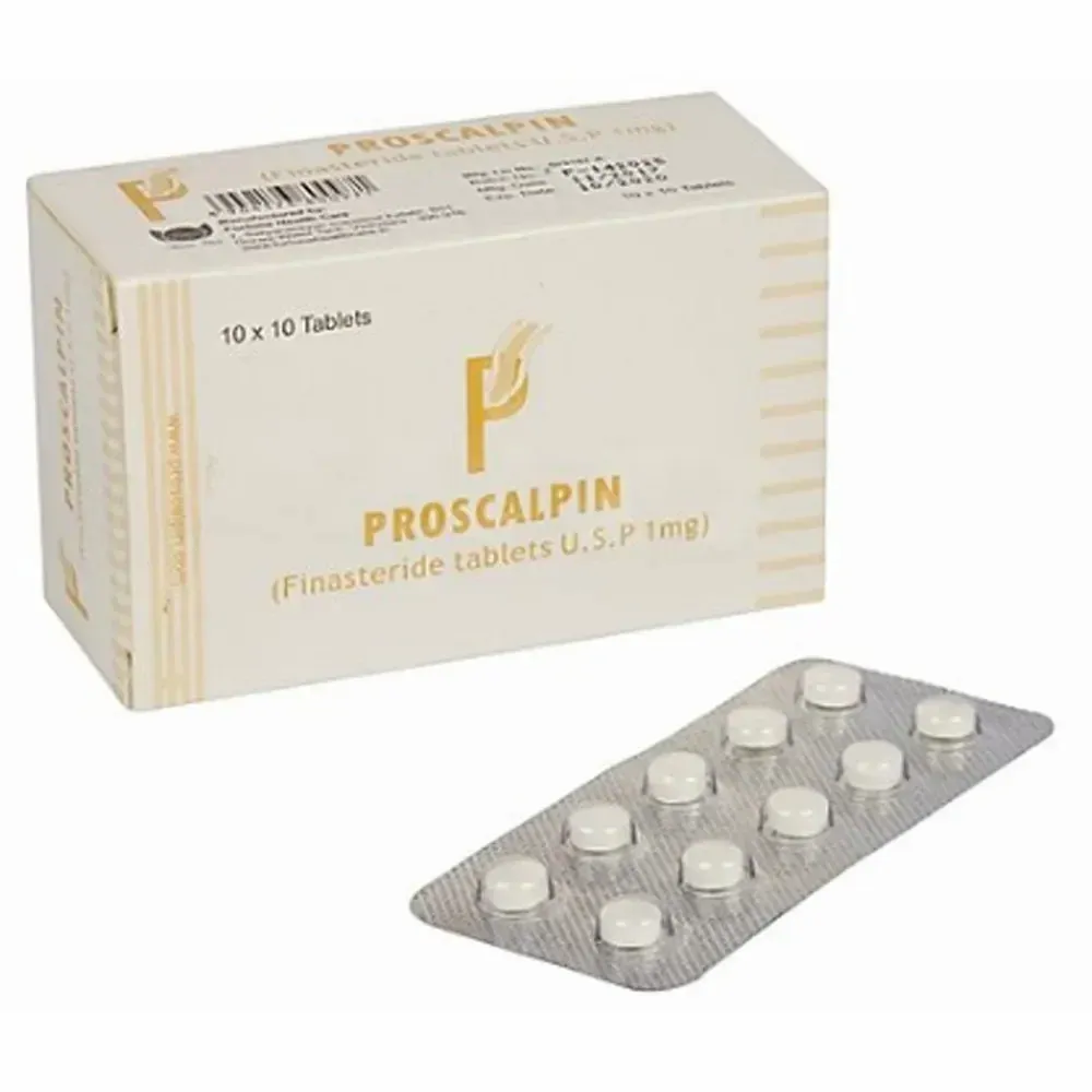 Proscalpin 1 mg (Finasteride 1mg) is used to treat hair loss in men-RX Supply