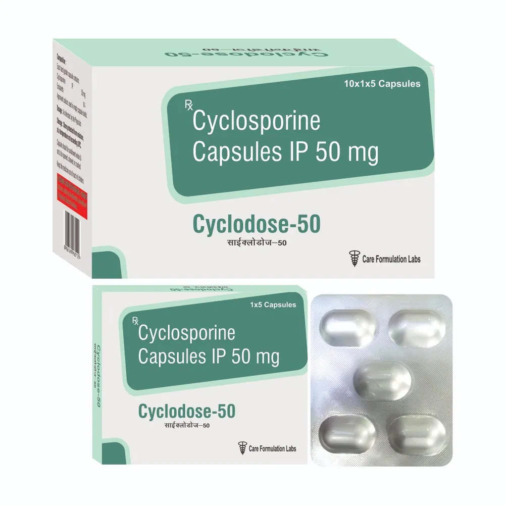 Cyclodose 50 Mg (Cyclosporine) is used in combination with other medicines | RX Supply