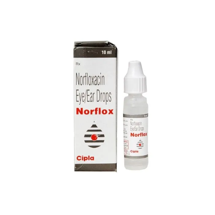 Norflox Eye/Ear Drops is an antibiotic, used in the treatment of bacterial eye/ear infections