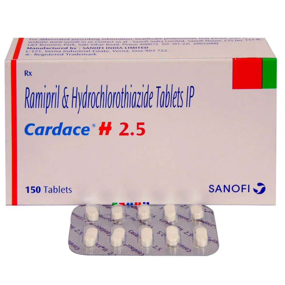 Cardace H Tablet (Ramipril & Hydrochlorothiazide)is a medicine used to treat hypertension-RX Supply