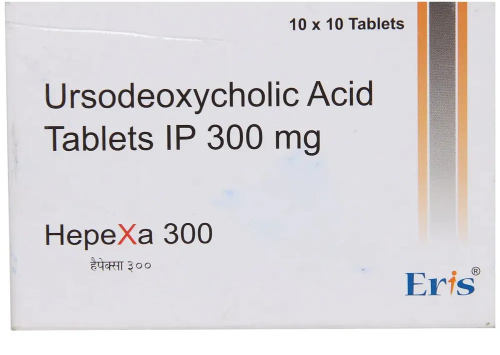 Hepexa 300mg Tablet (Ursodeoxycholic 300) is a medicine used to dissolve certain gallstones-RX Supply
