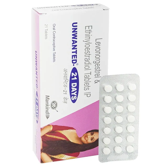UNWANTED 21 DAYS (LEVONORGESTREL/ETHINYLESTRADIOL) is an effective and convenient birth control pill that helps prevent unwan