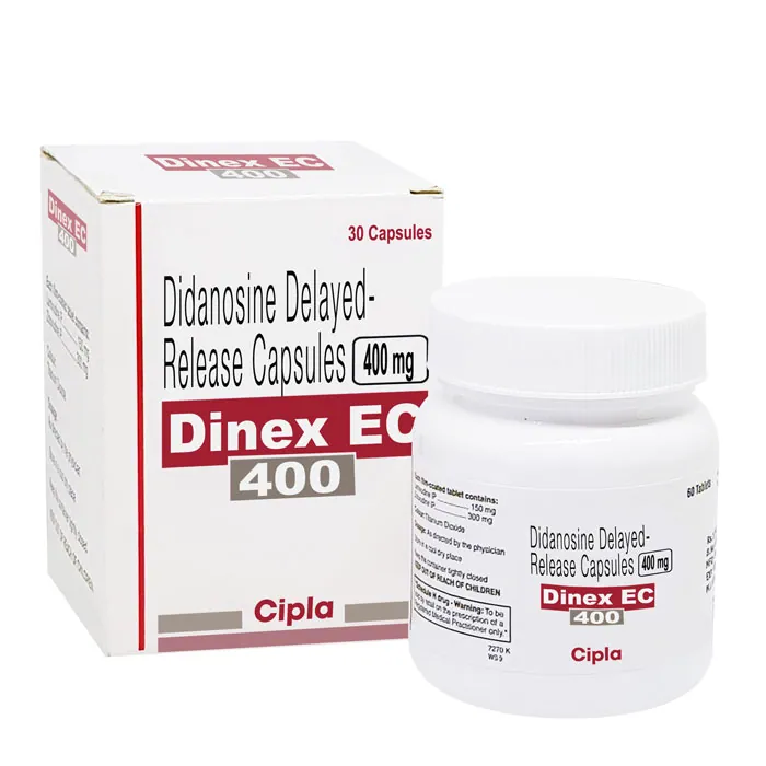 DINEX EC (Didanosine) is an antiretroviral medication used to treat HIV-1 infections in adults and children.