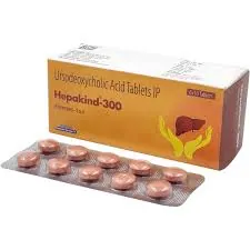 Hepakind 300mg Tablet (Ursodeoxycholic 300mg) is used to dissolve gall stones in various liver-related disorders/RX Supply