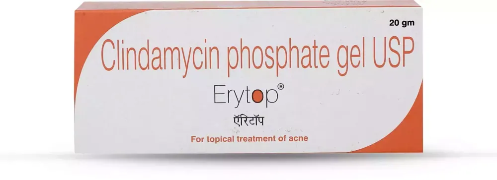 Erytop Gel (Clindamycin) is a topical antibiotic commonly prescribed for the treatment of acne-RX Supply