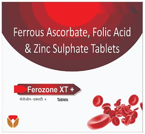 Ferozone XT + Tablet has a combination of medicines which is used in the treatment of iron deficiency-RX Supply