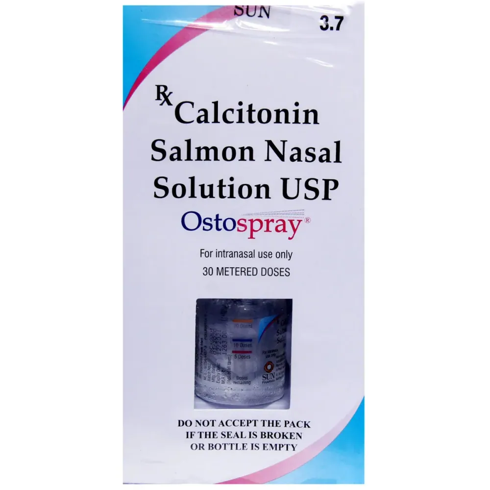 OSTOSPRAY NASAL SPRAY 3.7 ML (CALCITONIN) is a medication used to treat osteoporosis and reduce the risk of fractures.