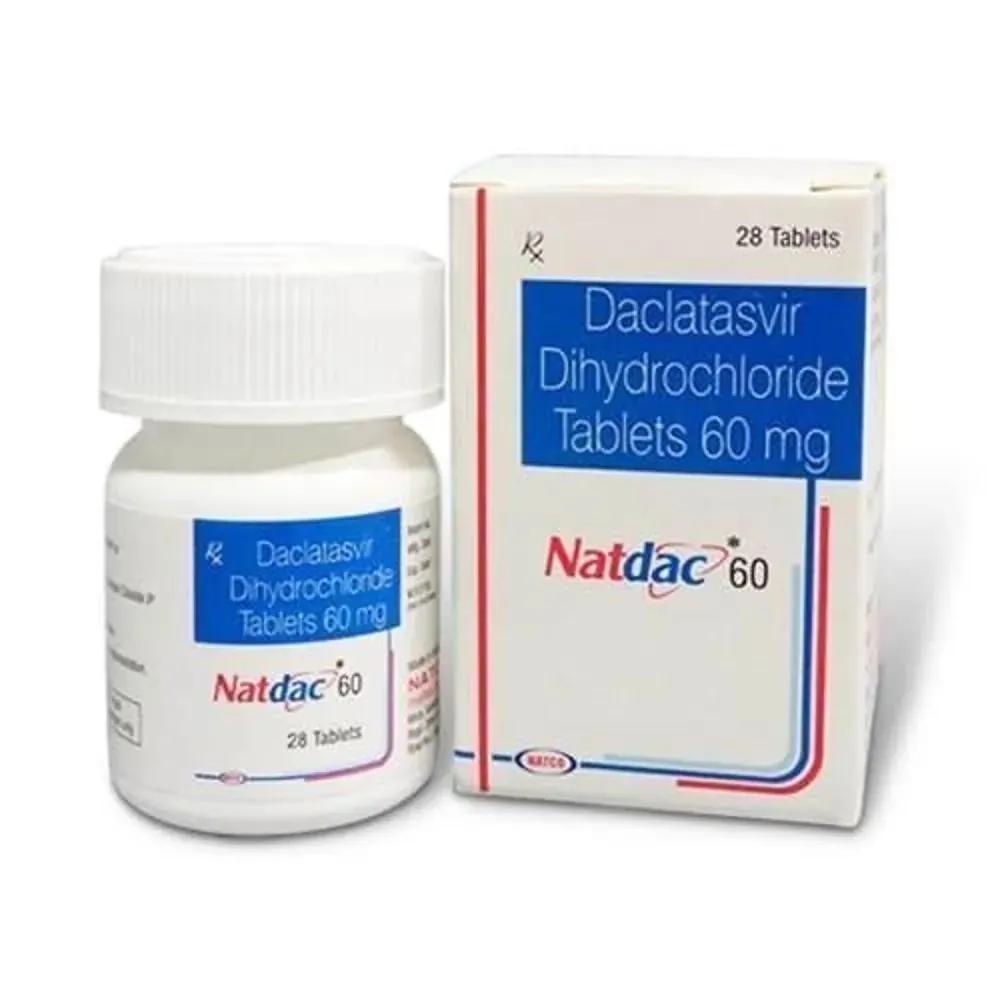 Natdac (Daclatasvir) is a prescription medication used in the treatment of chronic hepatitis-RX Supply