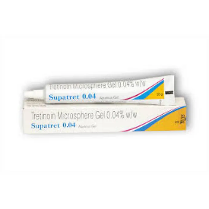 Supatret 0.04 Aqueous Gel is a form of vitamin A that is used to treat acne which appears as spots or pimples on your face, c