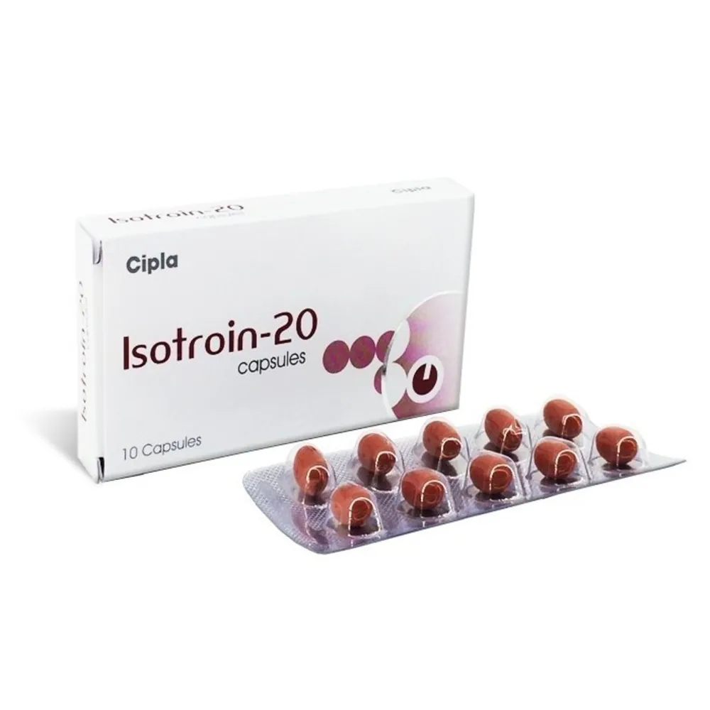 Isotroin 20 mg Capsule belongs to a group of medicines called retinoids (vitamin A derivative)-RX Supply