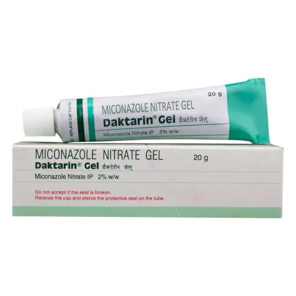 DAKTARIN GEL (MICONAZOLE) is a powerful antifungal medication containing 2% miconazole