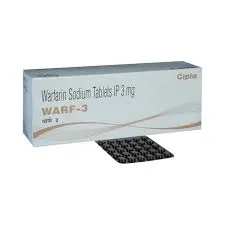Warf 3mg Tablet (Warfarin 3mg) is a powerful anticoagulant medication containing -RX Supply