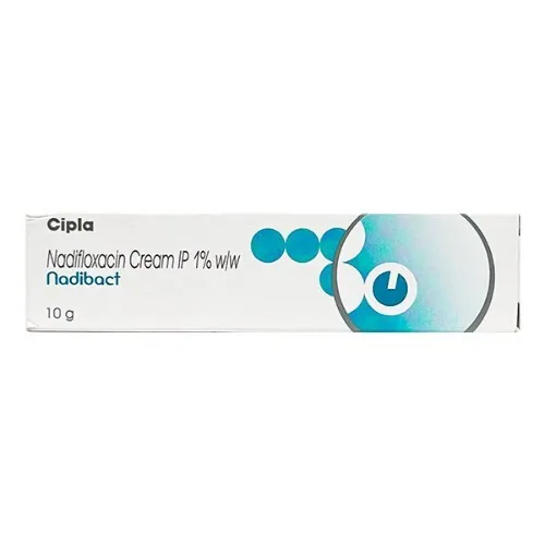 Nadibact Cream (Nadifloxacin) is an antibiotic that helps in the treatment of bacterial skin-RX Supply