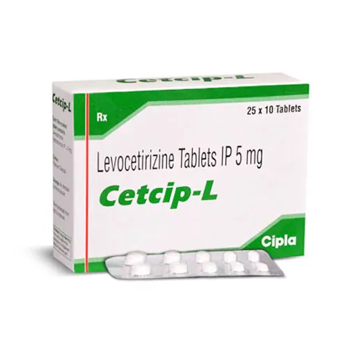 CETCIP L (LEVOCETIRIZINE) is an antihistamine used to relieve allergy symptoms such as itchy