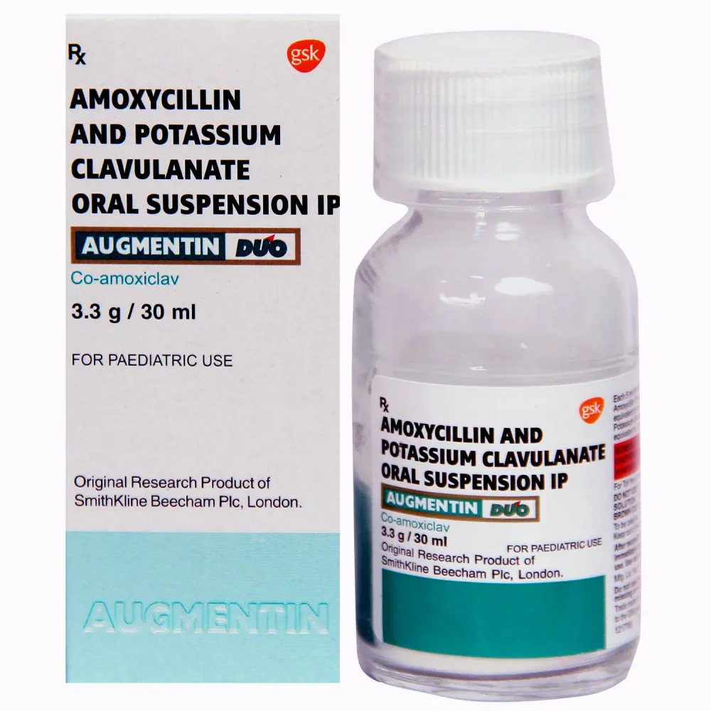 Augmentin Syrup (Amoxicillin/Clavulanic Acid) Suspension is an antibiotic medicine | RX Supply