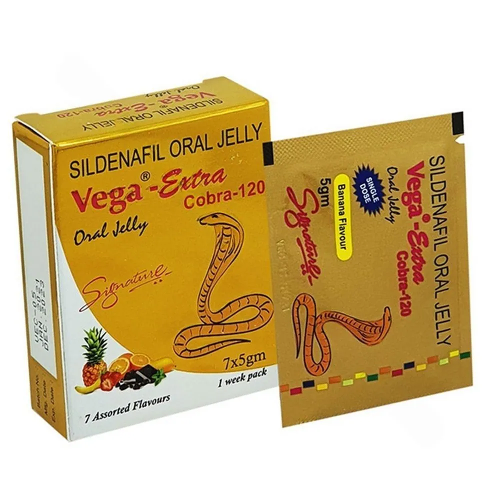 Vega Extra Cobra 120 Jelly (Sildenafil Citrate) of Generic Sildenafil at a low price on-RX Supply