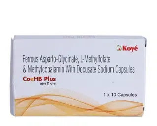 CoeHB-Max Capsule It is formulated with iron and folic acid that supports your health and improves immunity.