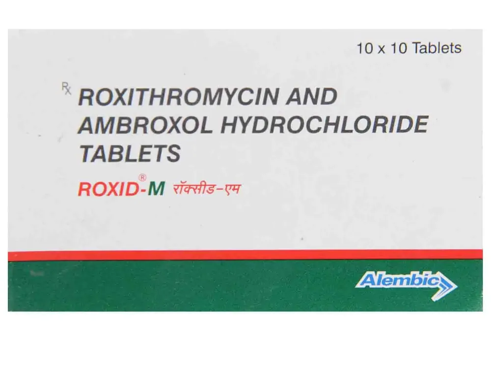 Roxid M (Roxithromycin/Ambroxol) is a combination medicine that is prescribed to treat various | RX Supply