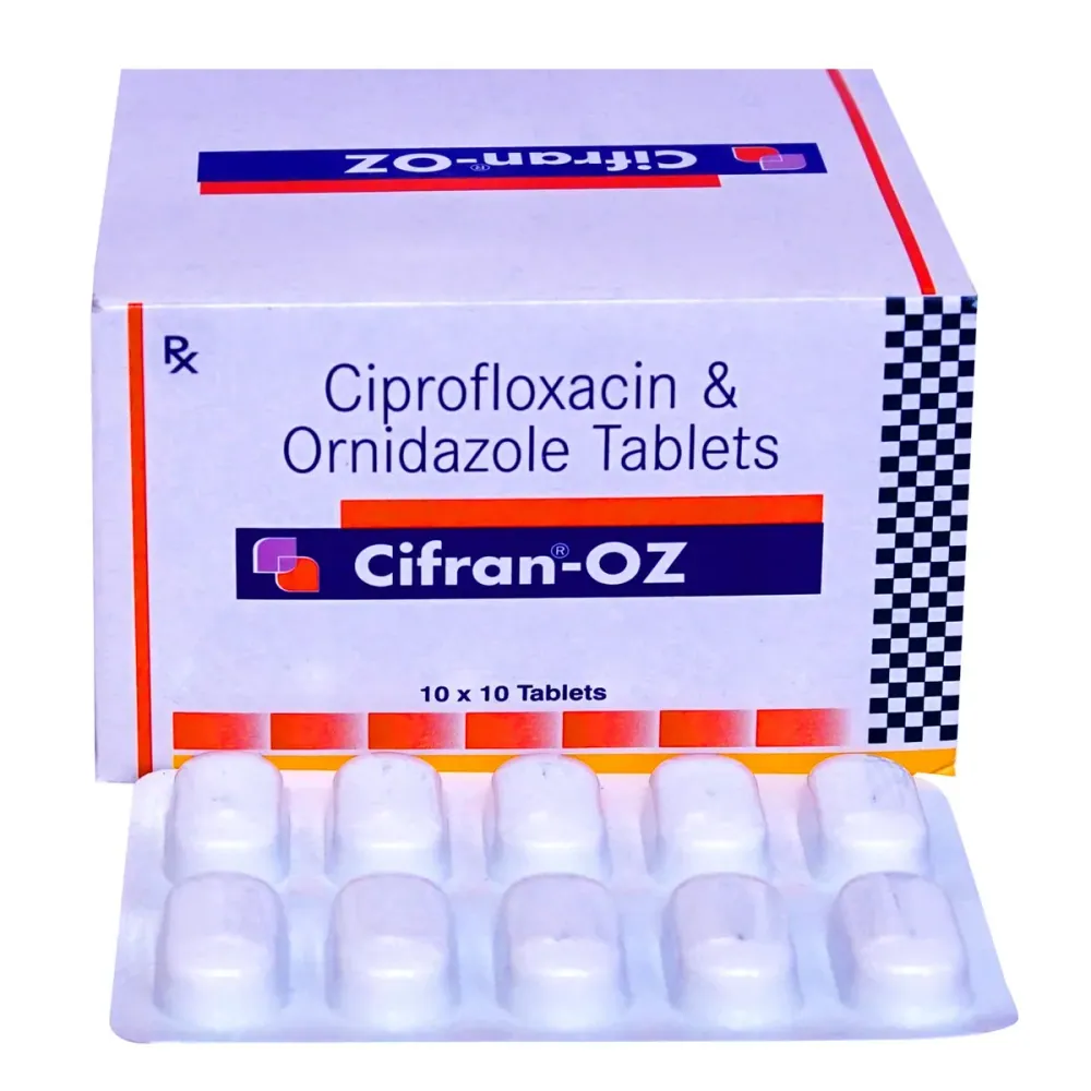 Cifran OZ 1000 Mg (Ciprofloxacin/Ornidazole) is a combination medicine that is used | RX Supply