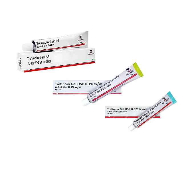 A RET Gel (Tretinoin) is a topical medication used to treat acne and reduce the appearance of fine lines and wrinkles