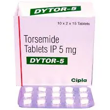 Dytor 5mg Tablet (Torsemide 5mg) is a prescription medication containing the active ingredient-RX Supply