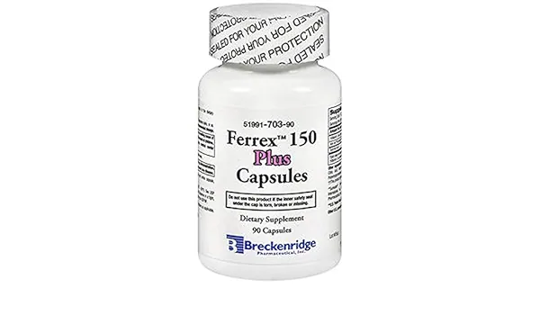 Ferrex Forte Plus combination product contains a mineral (iron) along with 3 vitamins