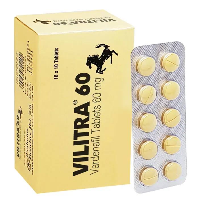 Vilitra 60 Mg is also Known as Vardenafil and is widely used to treat Erectile Dysfunction in men’s health.| RX Supply