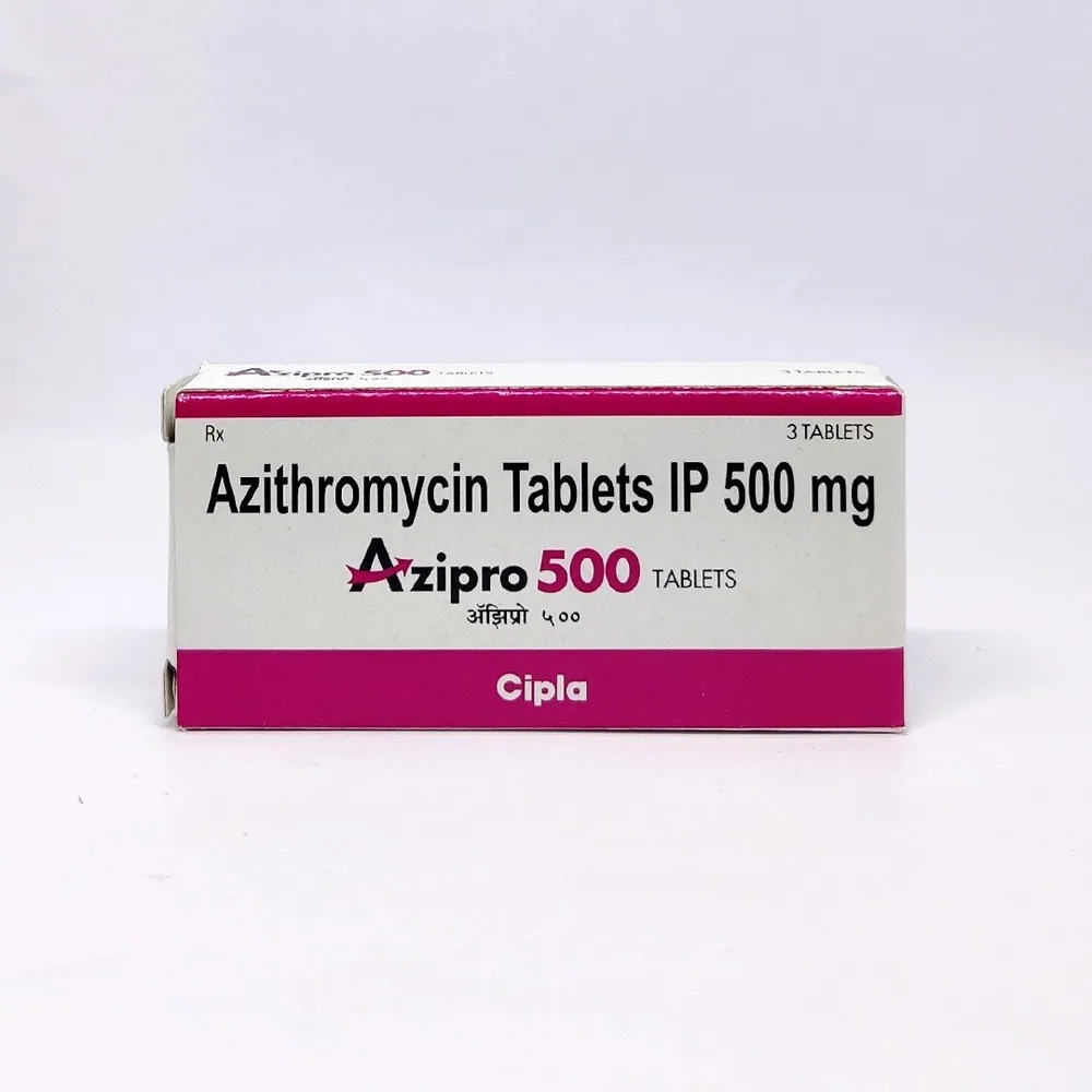 Azithromycin 500MG (Azipro) is an antibiotic used to treat various types of bacterial infections-RX Supply