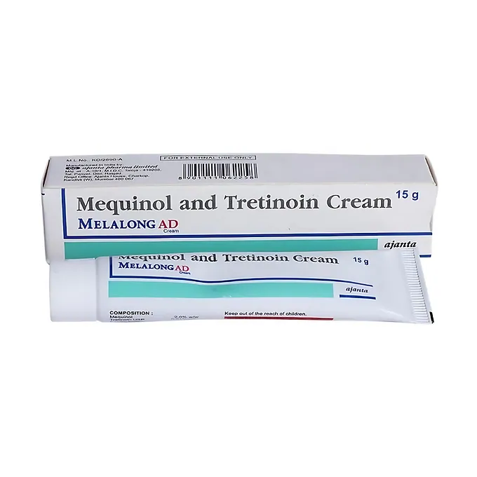 Melalong Cream, a 15gm tube of skin lightening cream formulated to effectively reduce hyperpigmentation