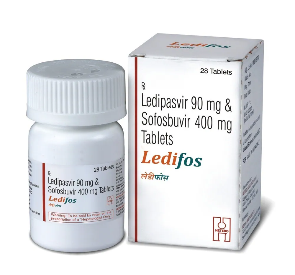 Ledifos 400 mg/90 mg (Sofosbuvir/Ledipasvir) is a combination of two antiviral medicines | RX Supply