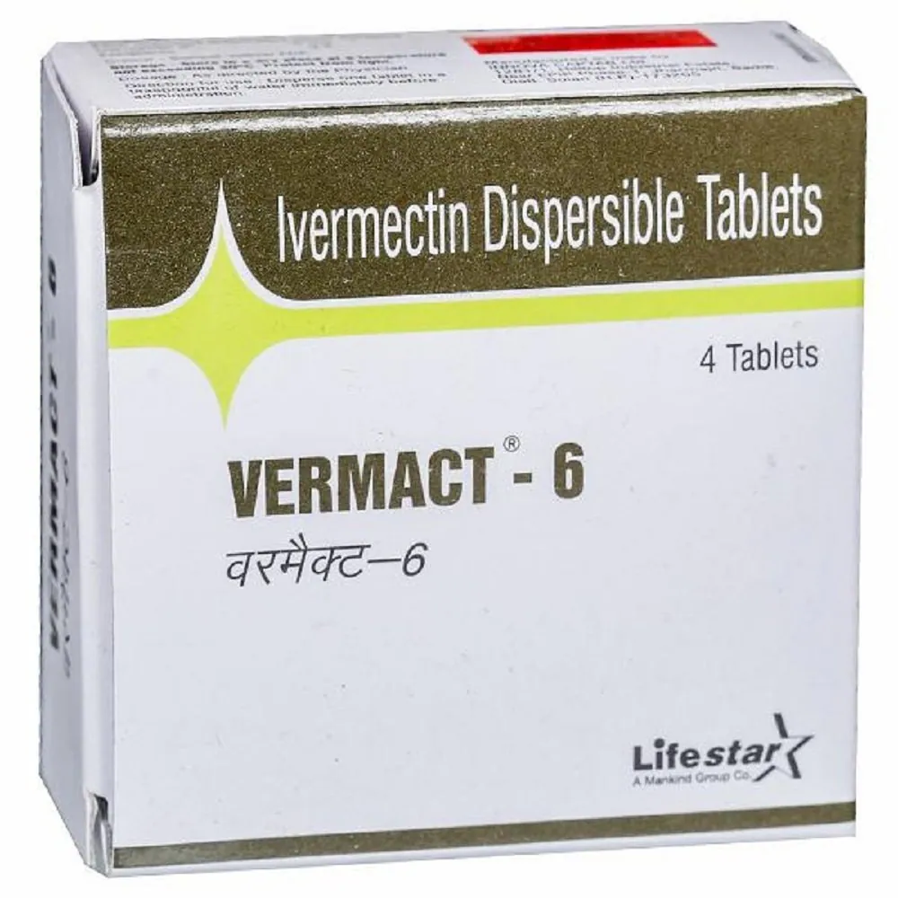 VERMACT 6MG (IVERMECTIN) is an antiparasitic medicine used to treat infections in the intestines-RX Supply