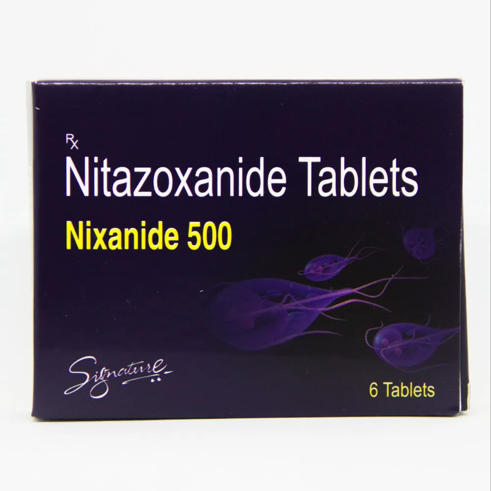 Nitazoxanide 500 mg (Nixanide) is an antiparasitic medication, used in the treatment | RX Supply