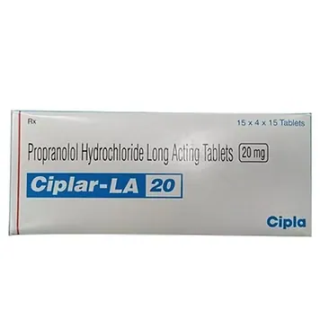 Ciplar-LA 20 Tablet helps decrease anxiety and relieve tremors.