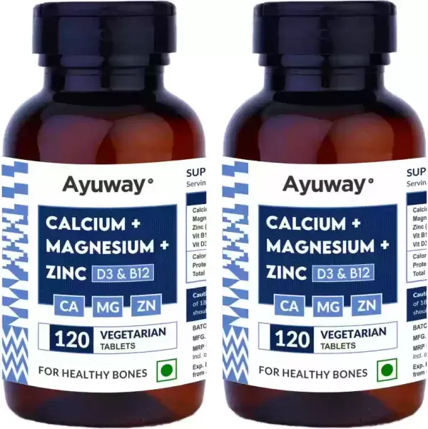 Ayuway Calcium Magnesium Zinc Experience the benefits of essential minerals with Ayuway Calcium