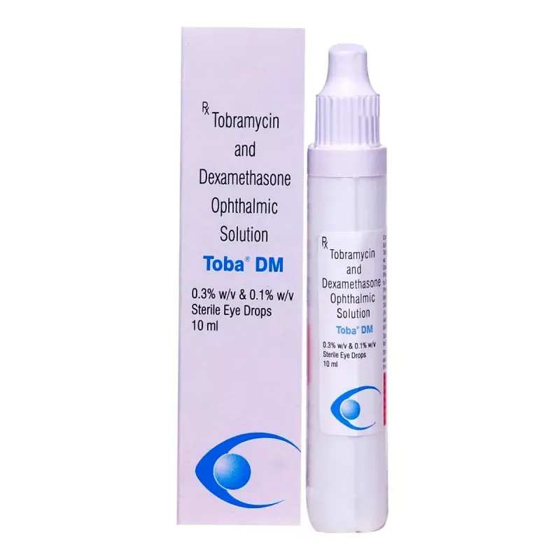 Toba DM 10 ml (Tobramycin/Dexamethasone) is a prescription medicine used | RX Supply