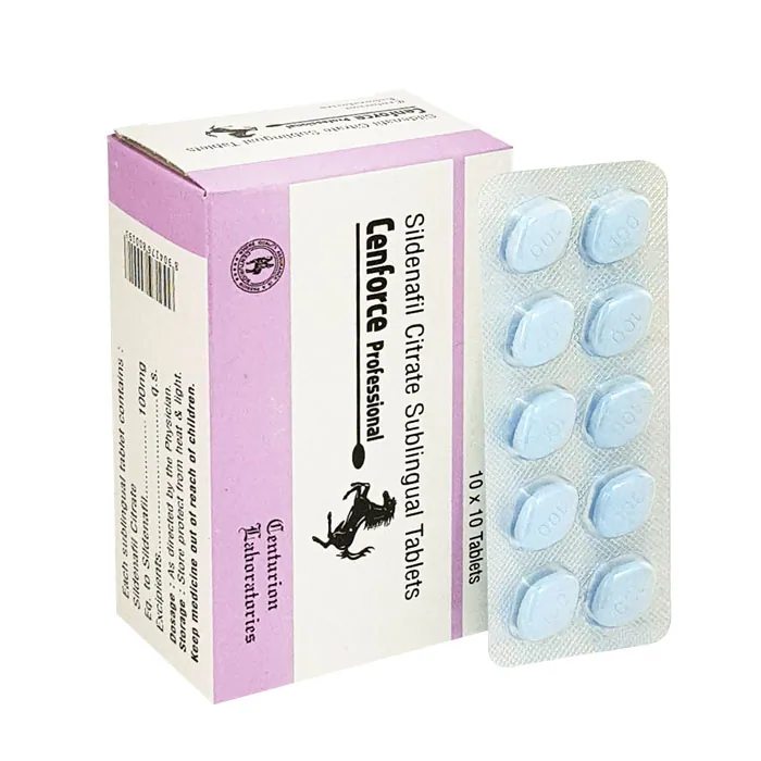 Cenforce Professional 100mg comes with the generic name of sildenafil citrate in the dose strength of 100 mg