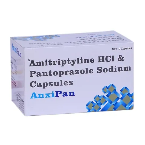 Anxipan Capsule (Amitriptyline/Pantoprazole) is a combination of two medicines used-RX Supply
