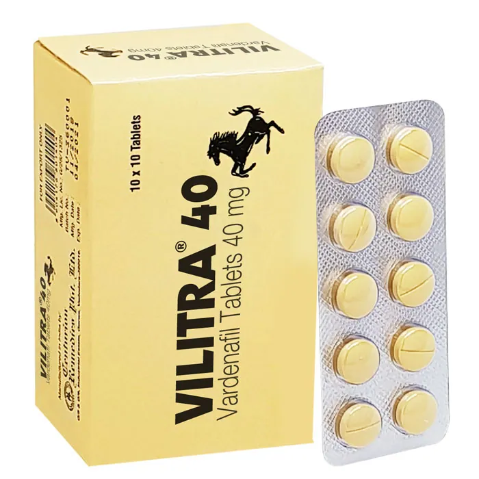Vilitra 40 mg is also Known as Vardenafil and is widely used to treat Erectile Dysfunction in men’s health.