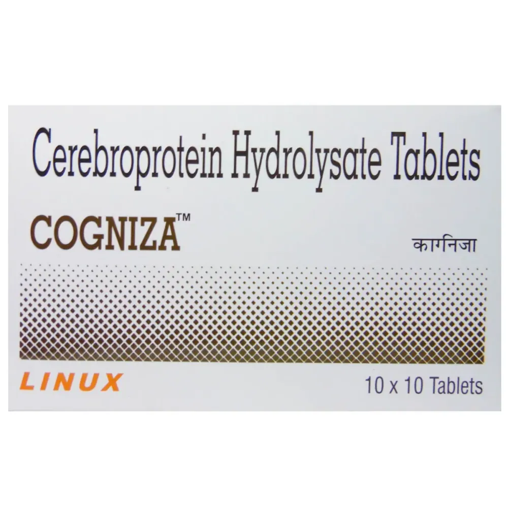 Cogniza Tablet (Cerebroprotein Hydrolysate) is a prescription medicine used -RX Supply